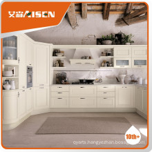 Various models 2015 modern style america white solid wood kitchen cabinet